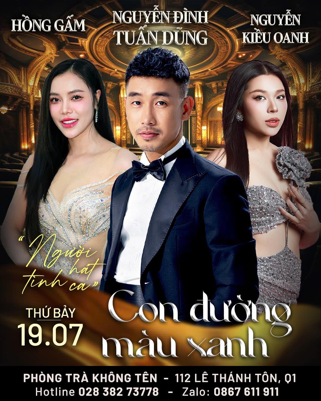 Lịch diễn phòng Trà Không Tên mới nhất
