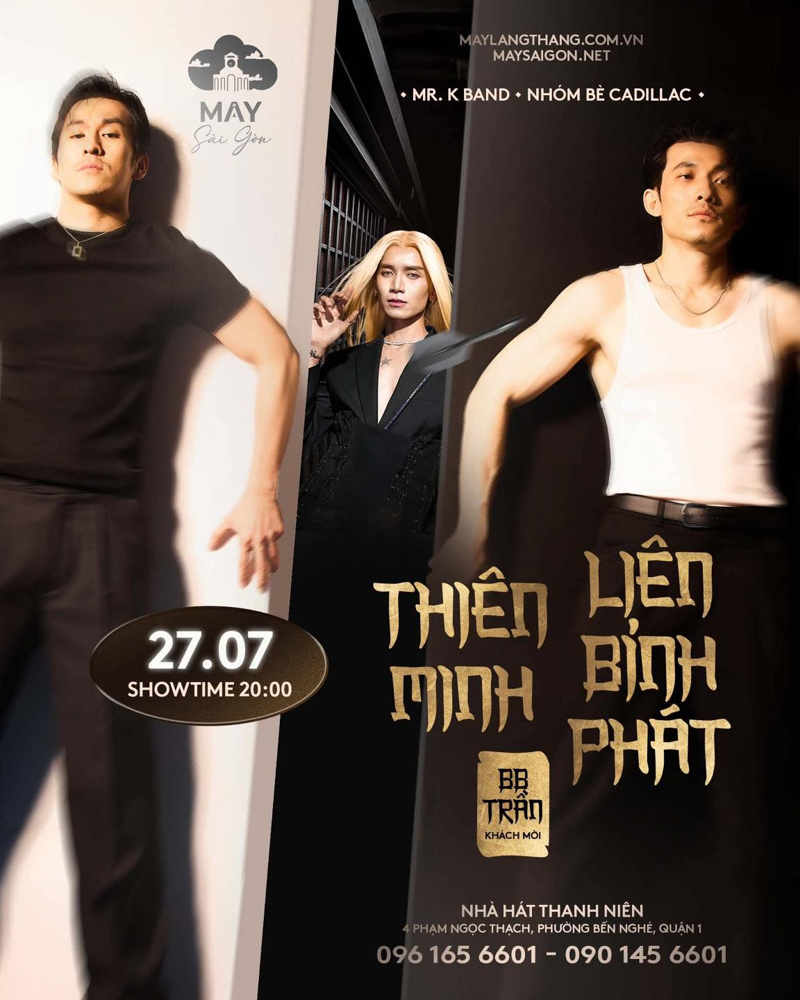 Lịch diễn phòng trà Mây Sài Gòn