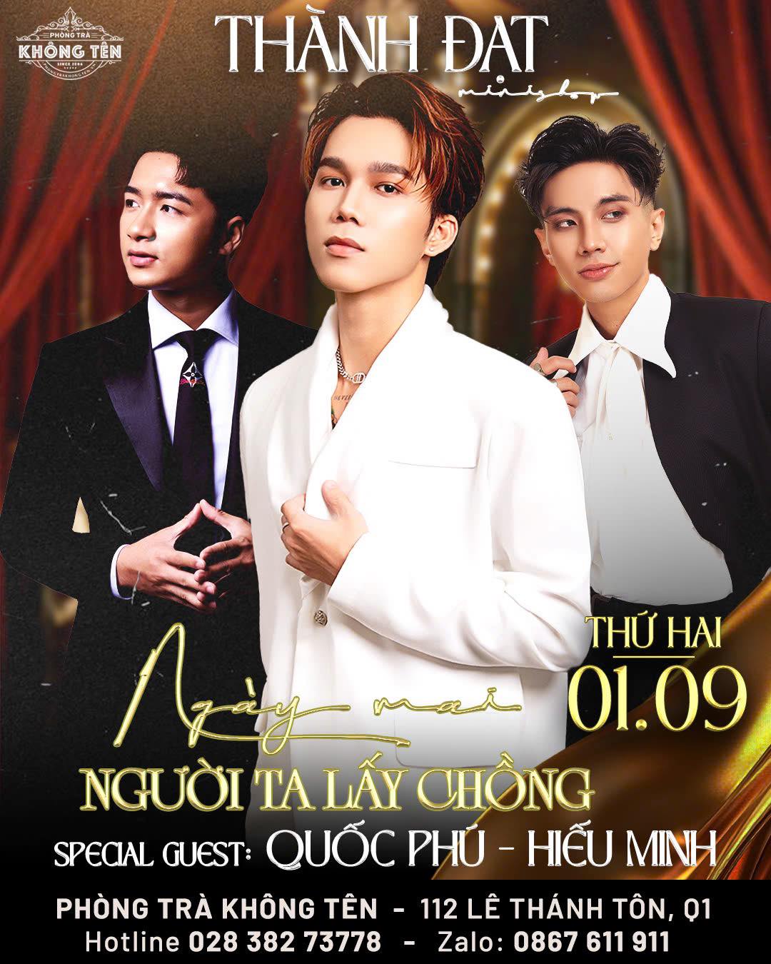 Lịch diễn phòng trà TPHCM - Phòng trà Không Tên