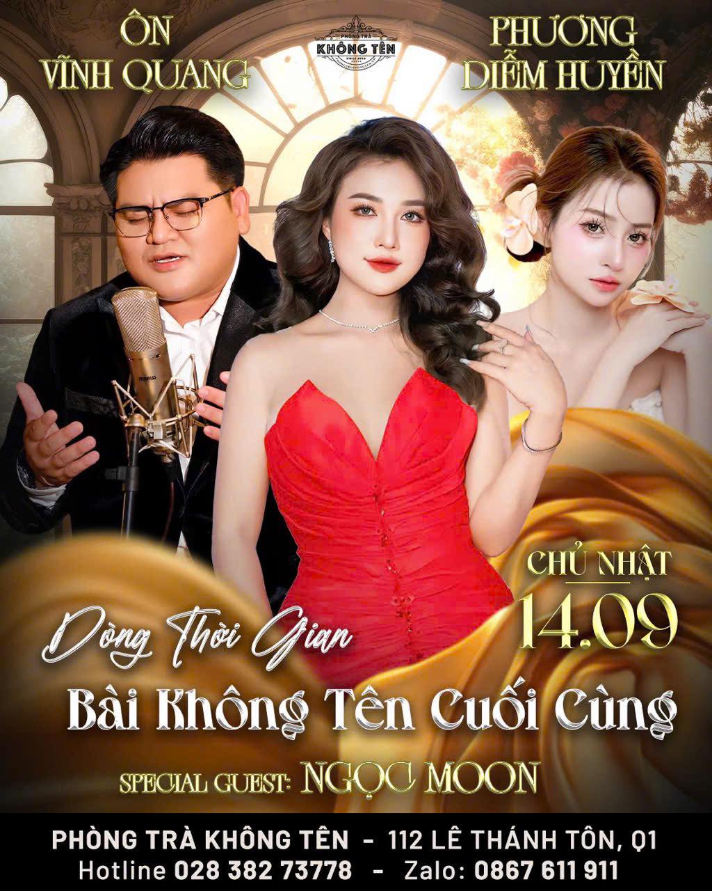 Lịch diễn phòng trà TPHCM - Phòng trà Không Tên