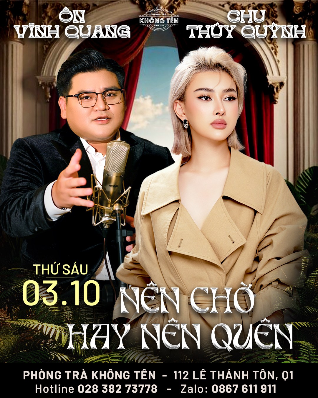 Lịch diễn phòng trà Không Tên