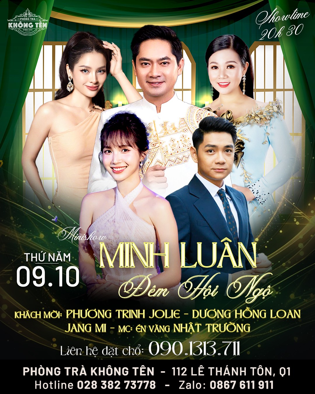 Lịch diễn phòng trà Không Tên