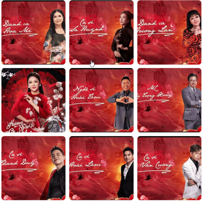 Lịch diễn phòng trà WE