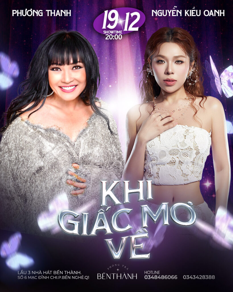 Lịch diễn phòng trà Bến Thành mới nhất