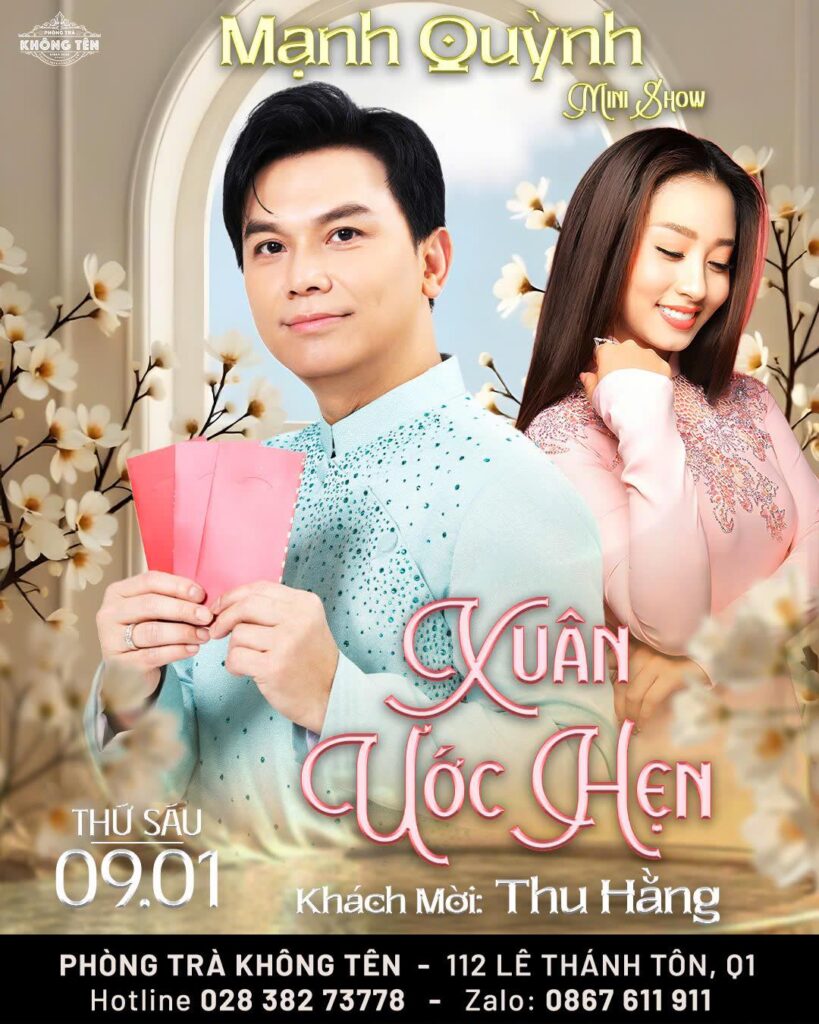 Lịch diễn phòng trà Không tên mới nhất