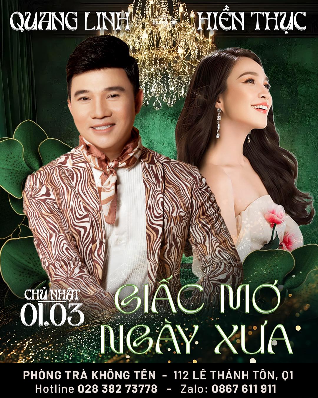 Lịch diễn phòng trà Không Tên mới nhất