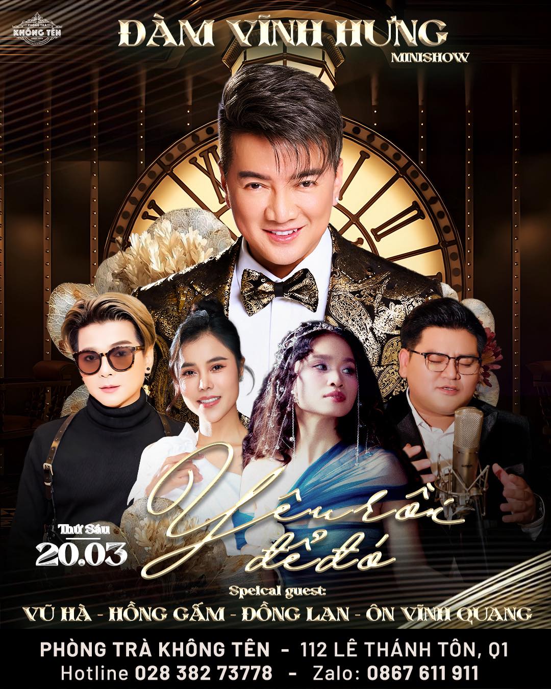 Lịch diễn phòng trà Không Tên