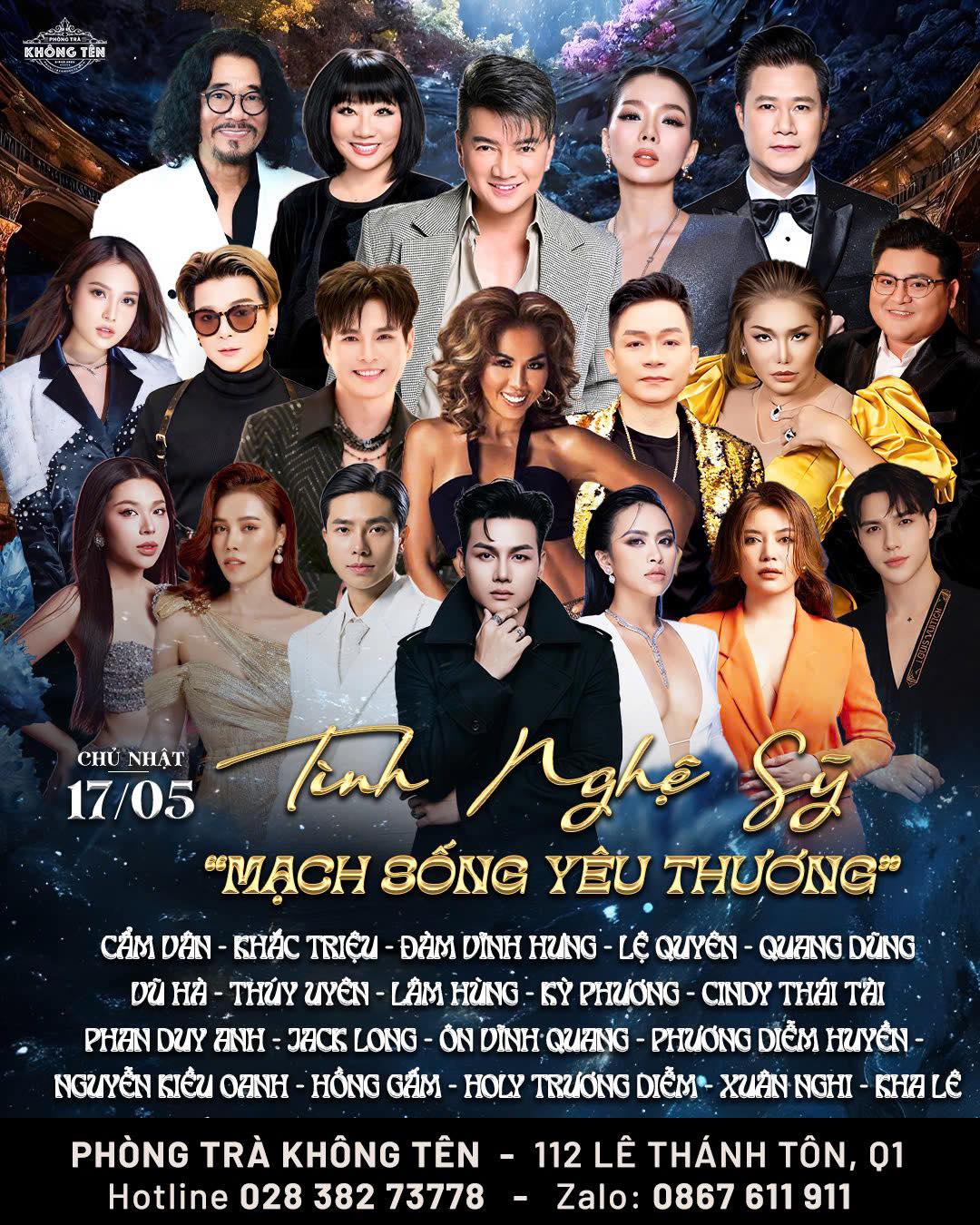 Lịch diễn phòng trà tại TPHCM - Phòng trà Không Tên