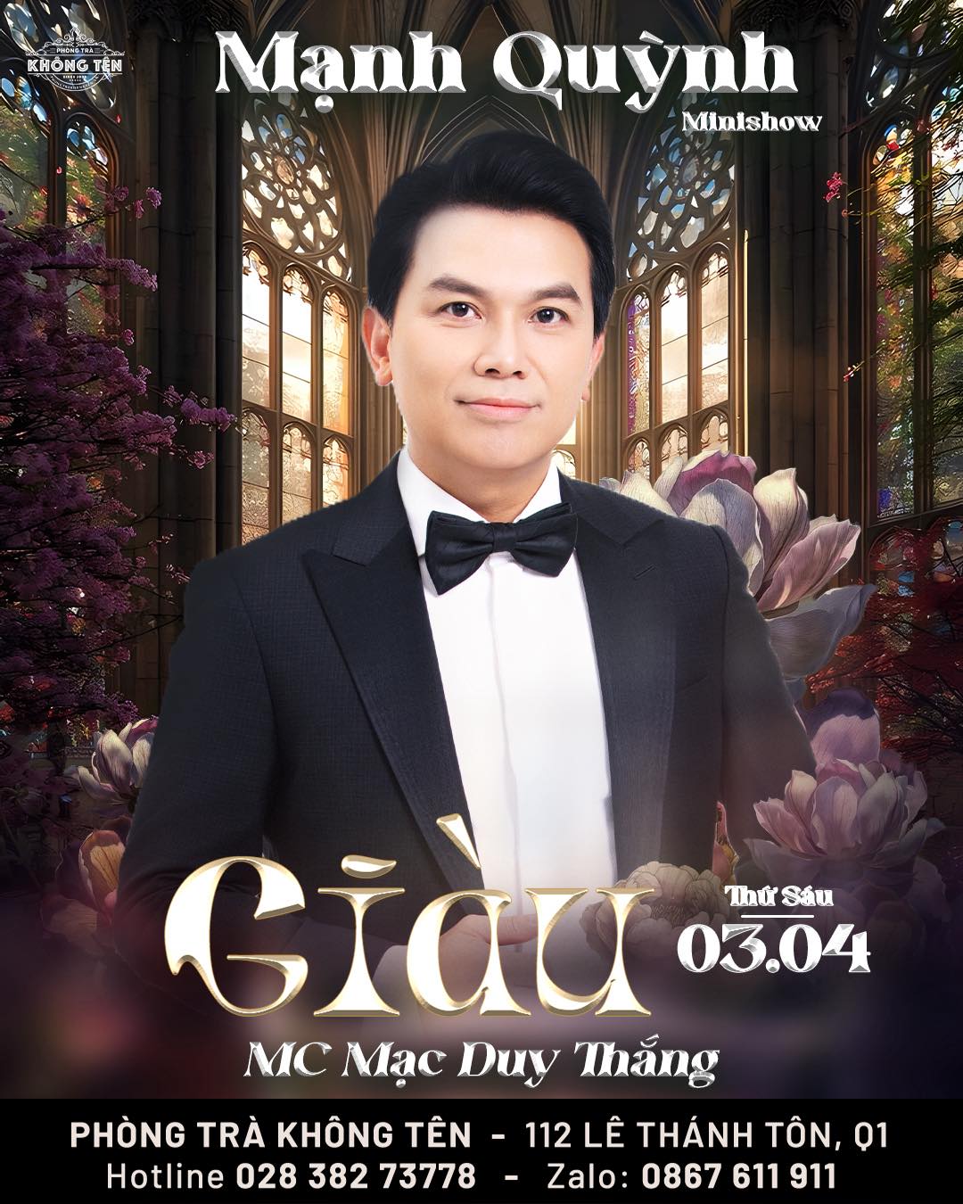 Lịch diễn phòng trà tại TPHCM - Phòng trà Không Tên